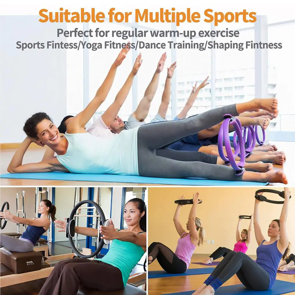 Yoga Circle Balance Ball Pilates Ring Workout Set