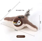 Juguete para gatos con forma de pájaro que aletea