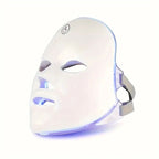 Máscara facial de silicona con LED de 7 colores