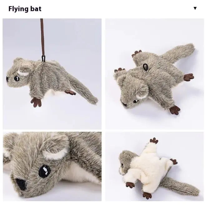 Juguete para gatos con forma de pájaro que aletea
