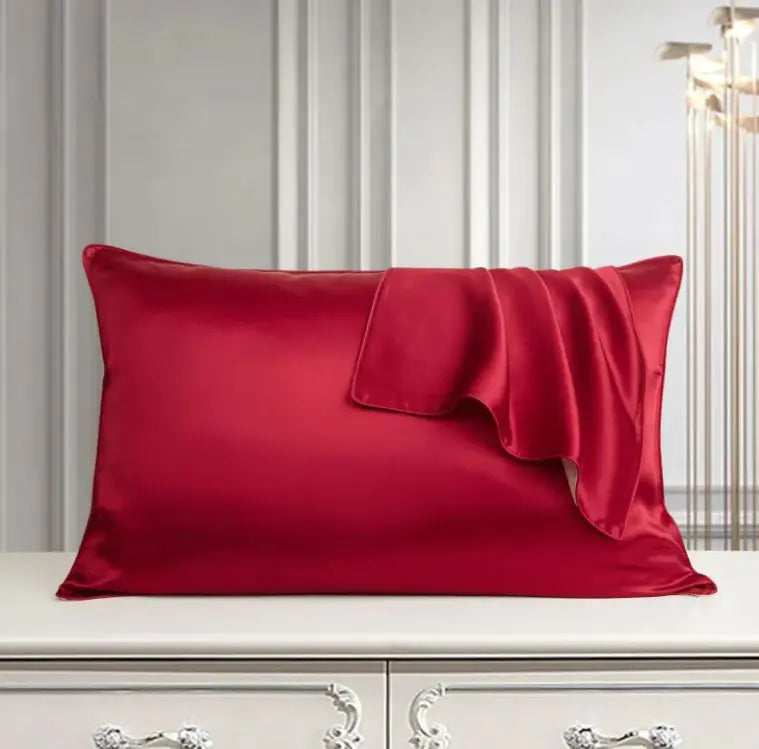 Funda de almohada de seda pura