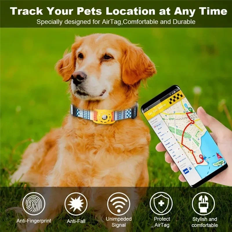 Pet Digital Printing Collar for Apple Airtag