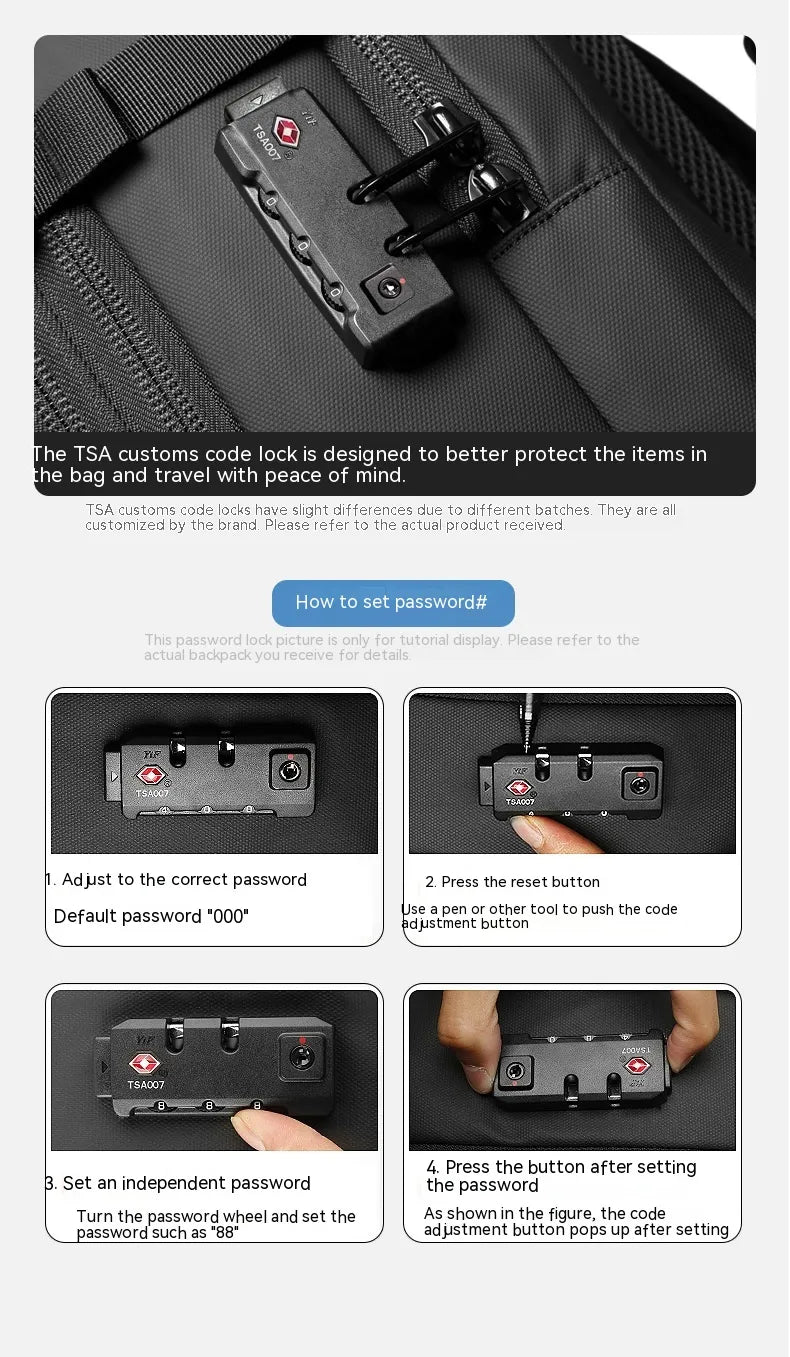 Vacuum Compression large-capacity backpack