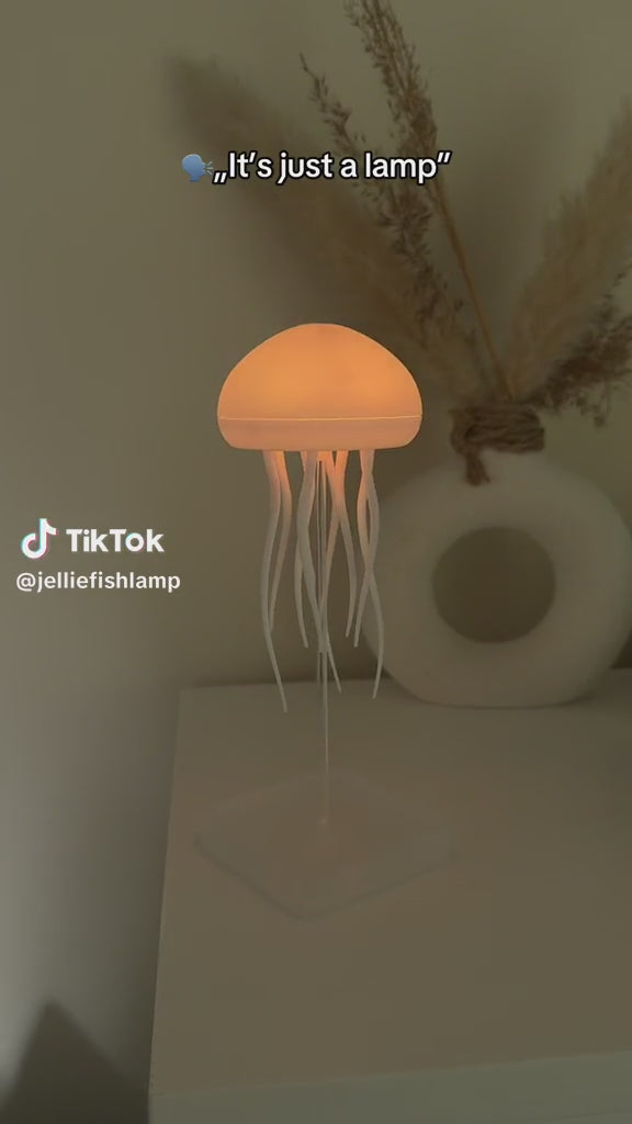 Lámpara de ambiente de medusas